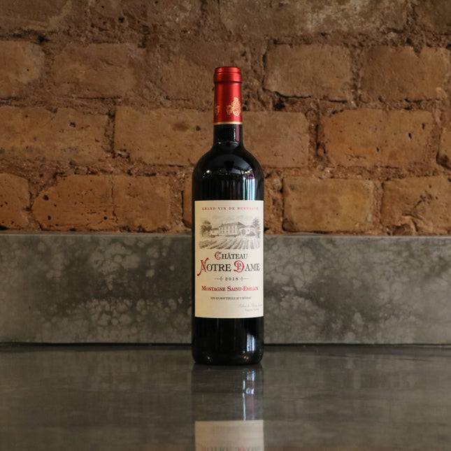 Château Notre Dame Montagne Saint-Emilion 2018